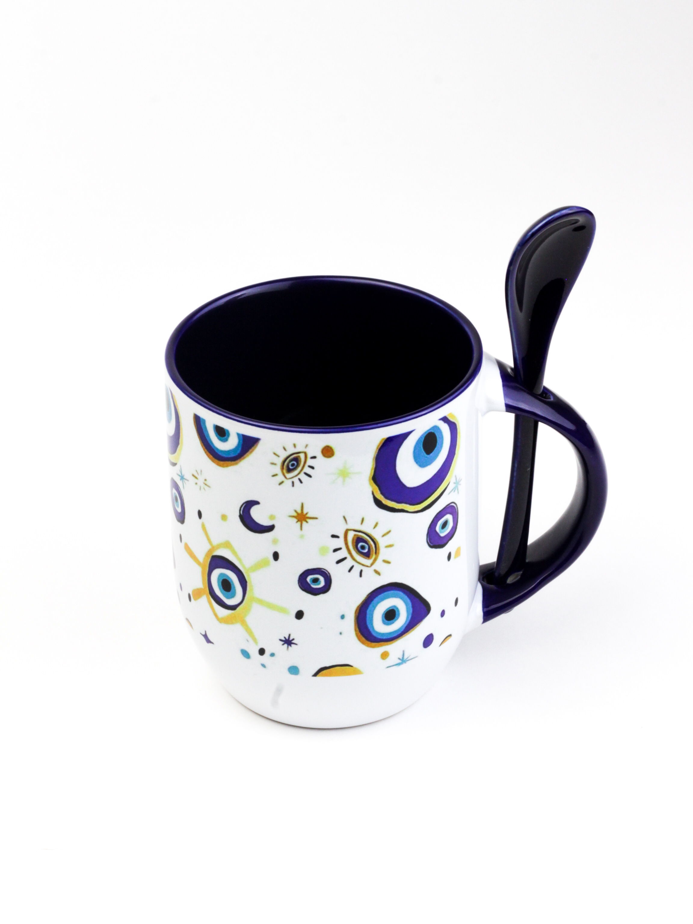 Printed Mug with Spoon